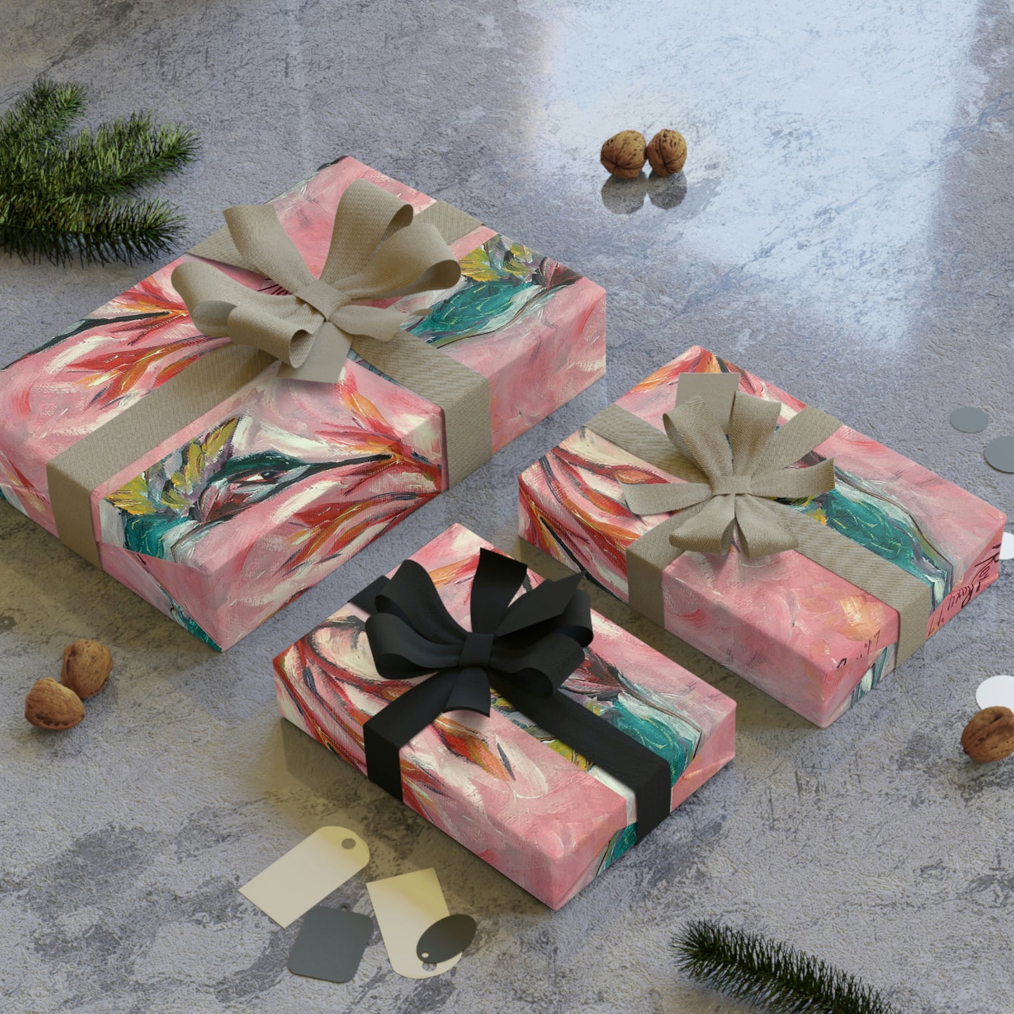 Hummingbird Gift Wrapping Paper  1pc