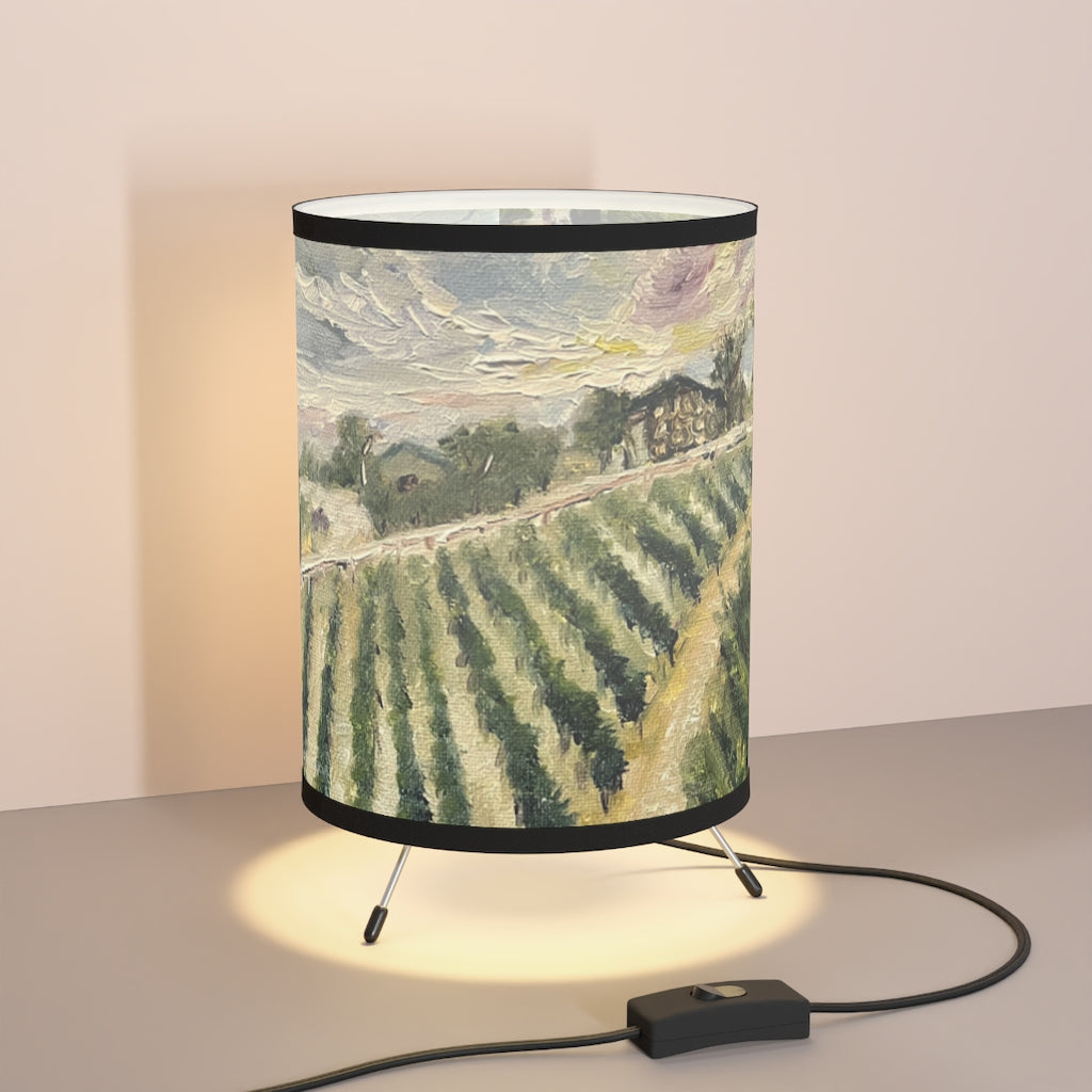 Brendas View at Lorenzi Estate Wines Tripod Lamp