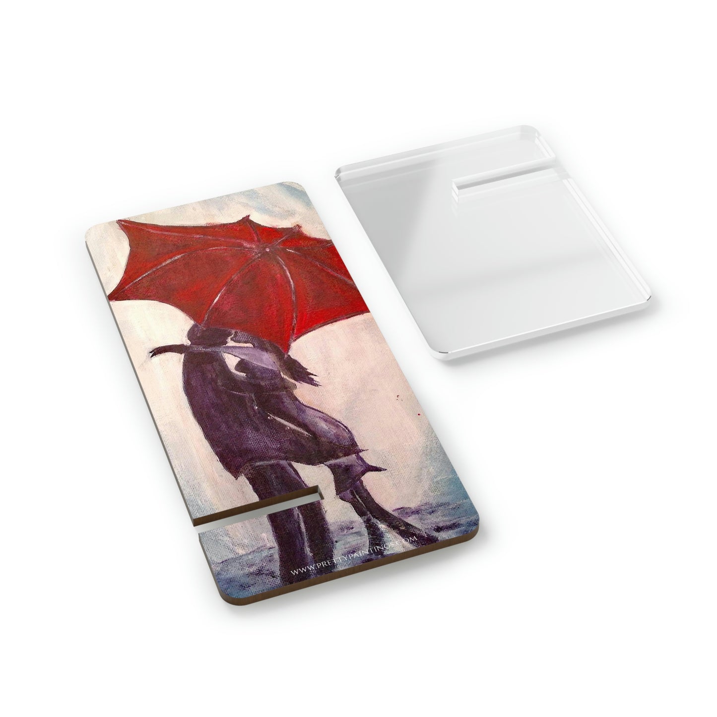 Kissing in the Rain-Phone Stand