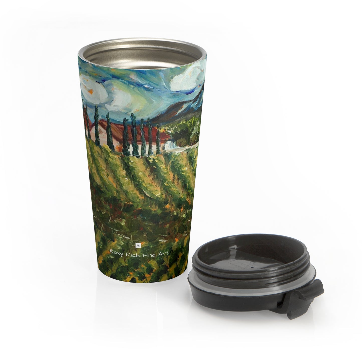 Taza de viaje de acero inoxidable Avensole Vineyard and Winery Temecula