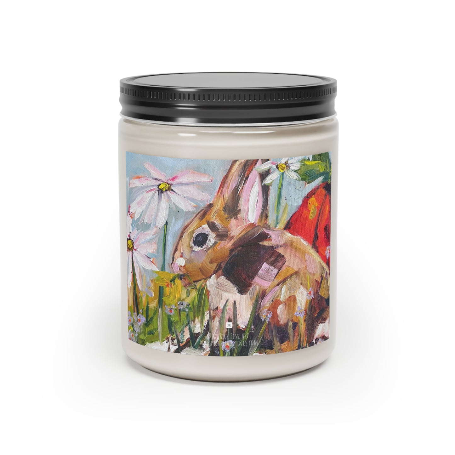 Bunny in the Garden Candle