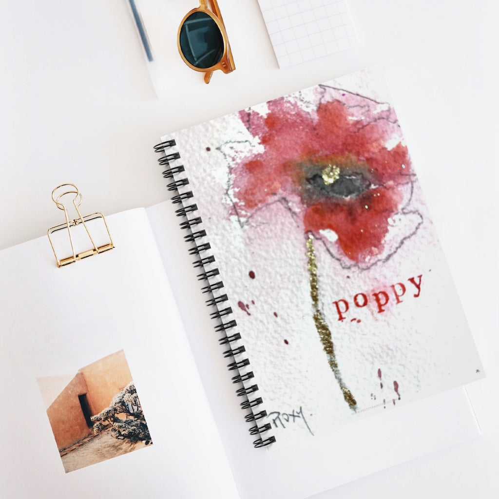 "Poppy"  Spiral Notebook