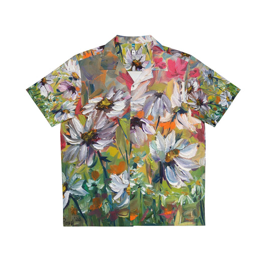Camisa hawaiana Daisy Garden para hombre