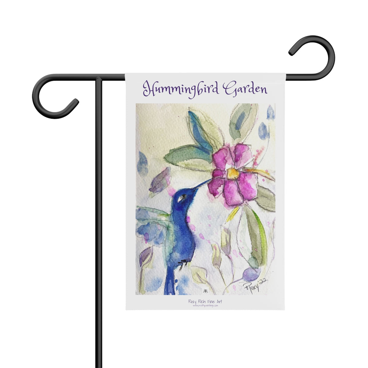 Hummingbird Garden - Garden Banner
