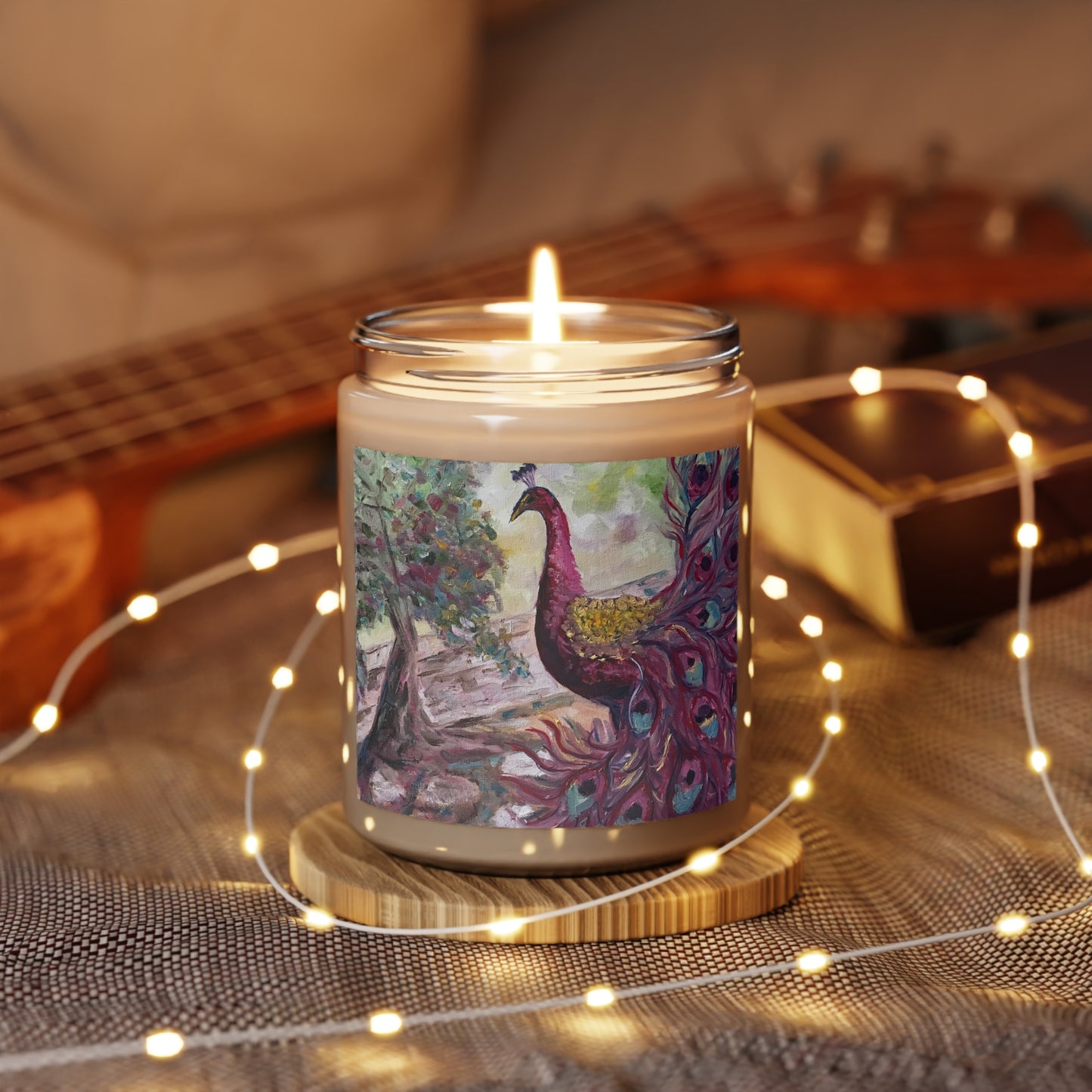 Purple Peacock Cotswolds Candle