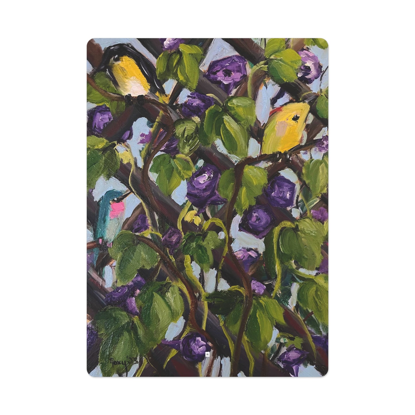 Birds on the Lattice Poker Cards/Playing Cards