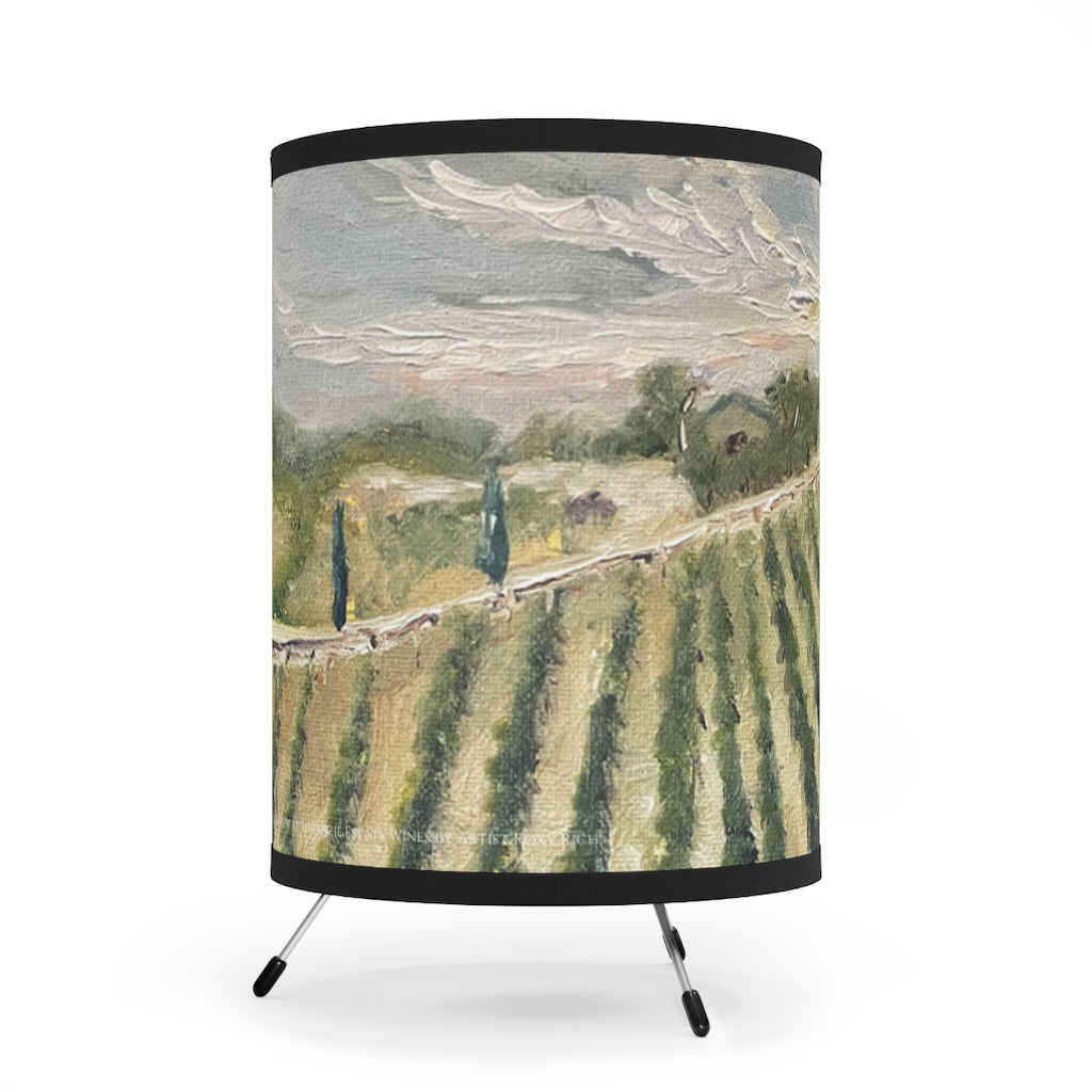 Brendas View at Lorenzi Estate Wines Tripod Lamp