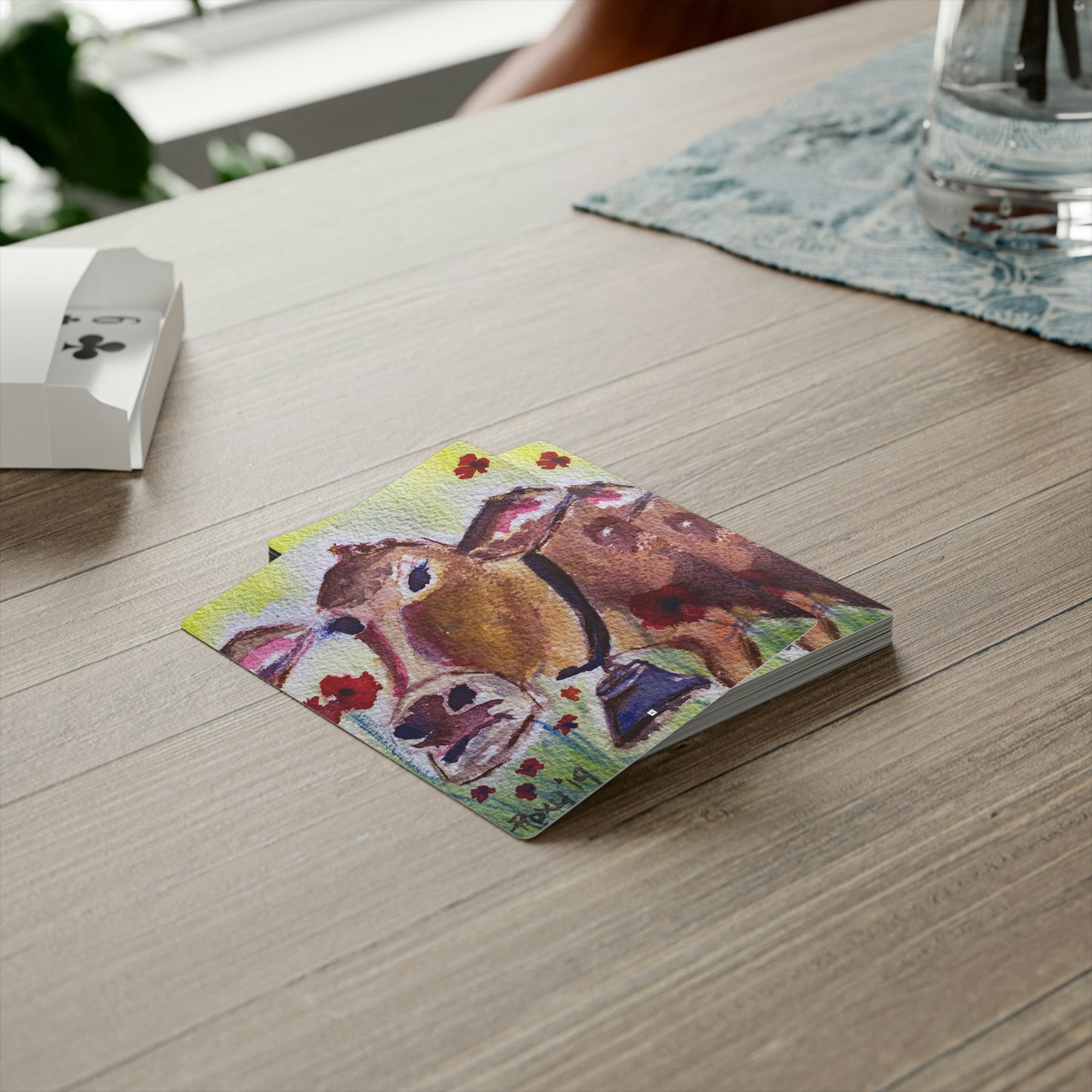 Belle- Whimsical Cow- Poker Cards/Playing Cards