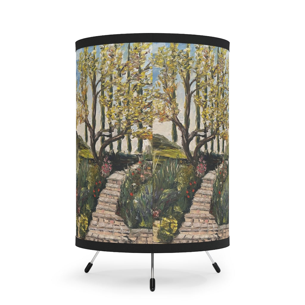 Tree and Garden at GBV Winery Tripod Lamp