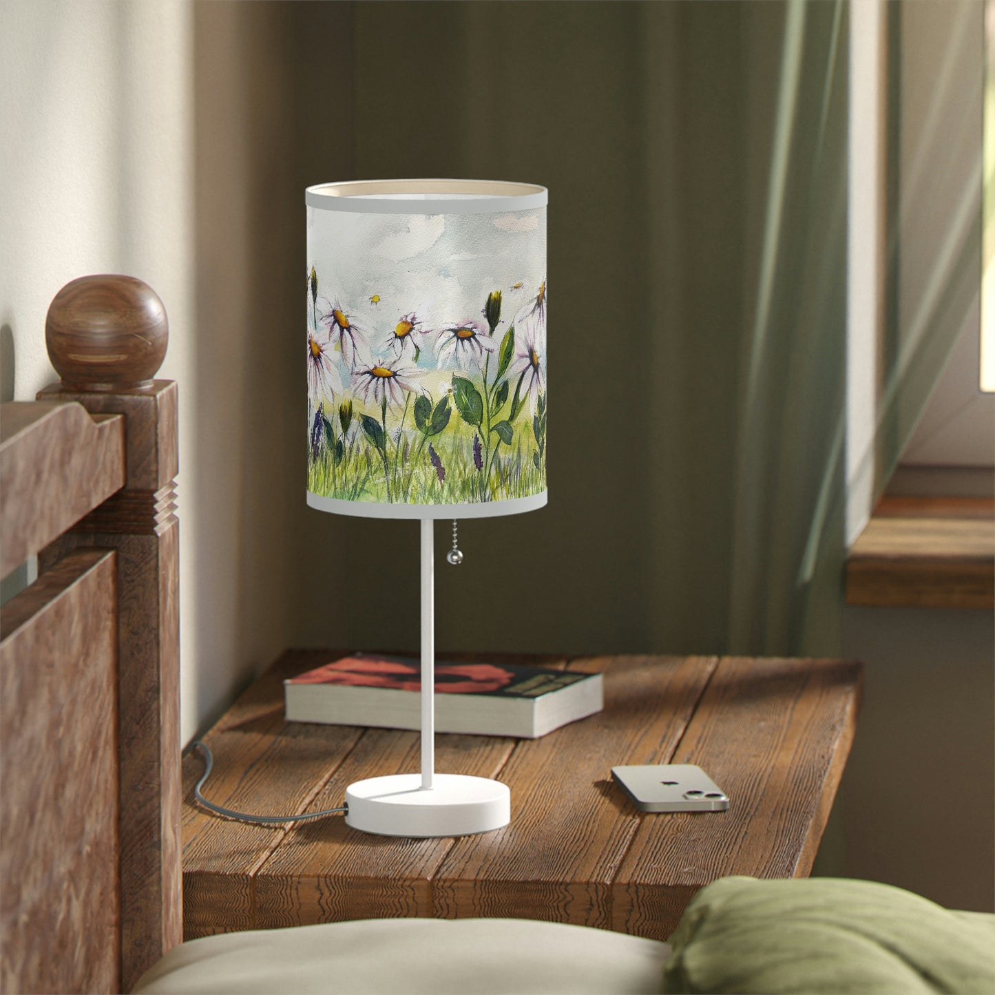 Daisy Meadow Lamp on a Stand, US|CA plug