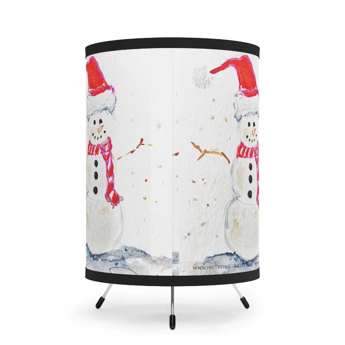 Lampe trépied Happy Snowman