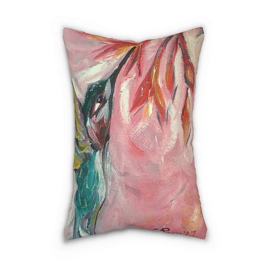 Hummingbird Lumbar Pillow