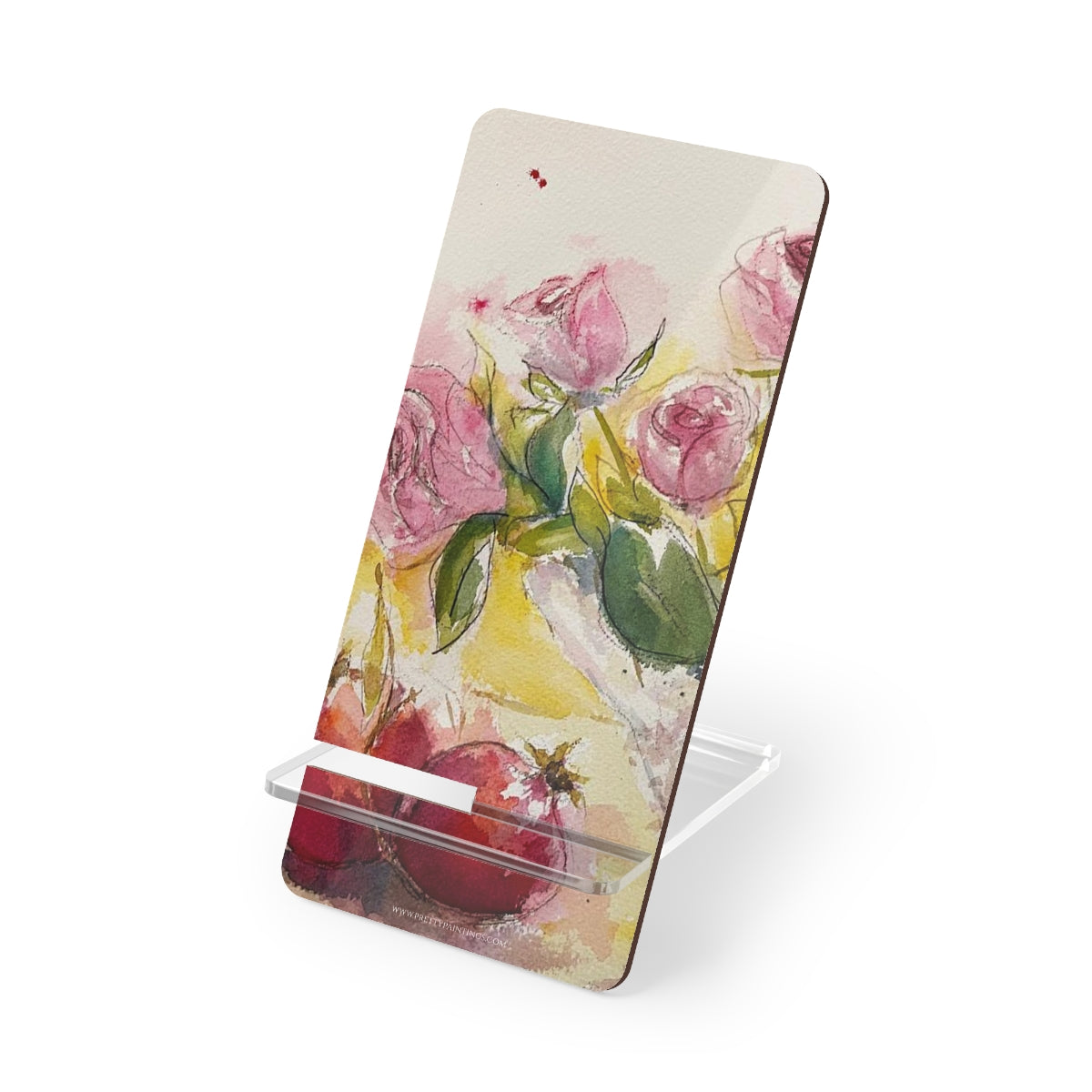 Roses and Pomegranates Phone Stand
