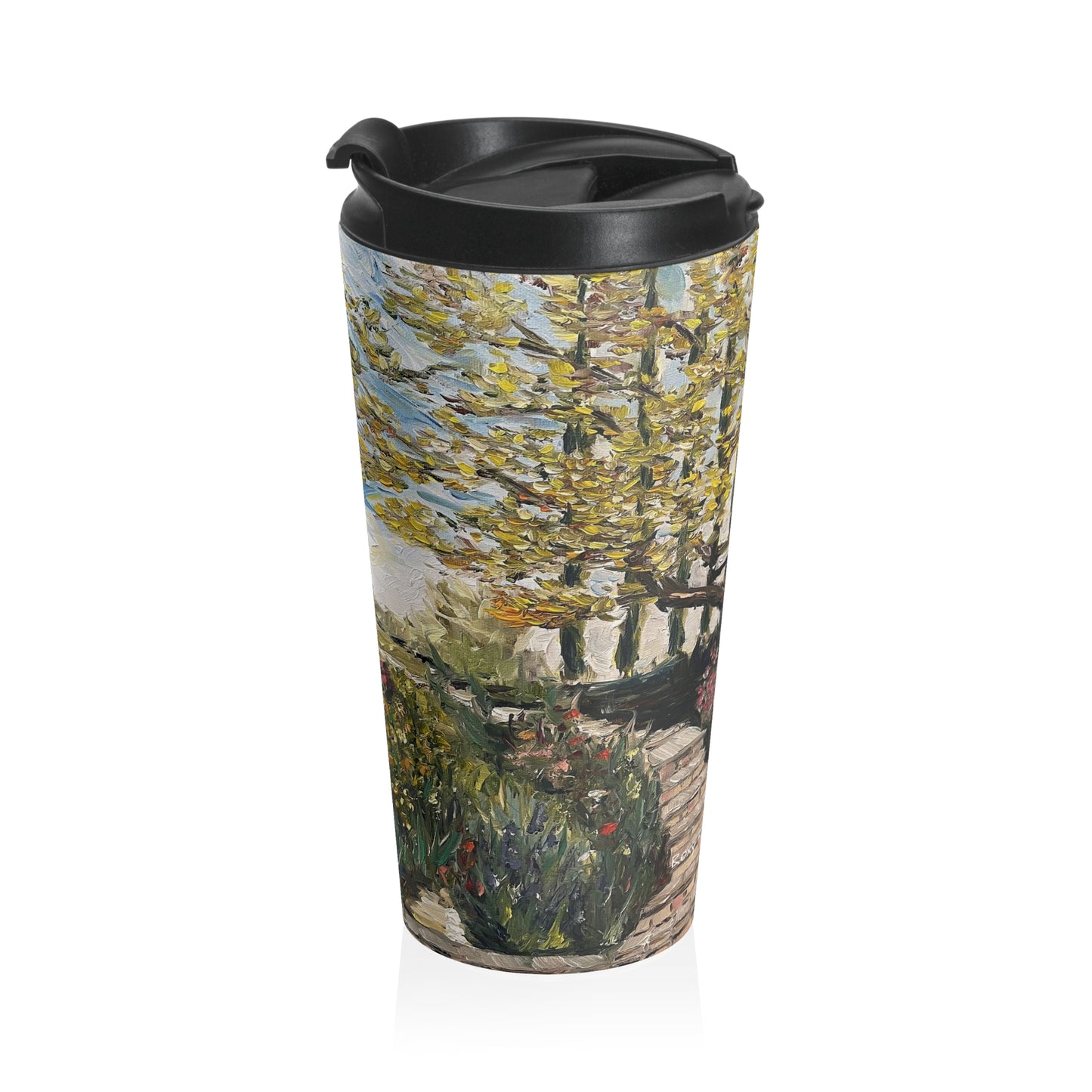 Olive Tree and Garden at GBV Temecula Stainless Steel Travel Mug
