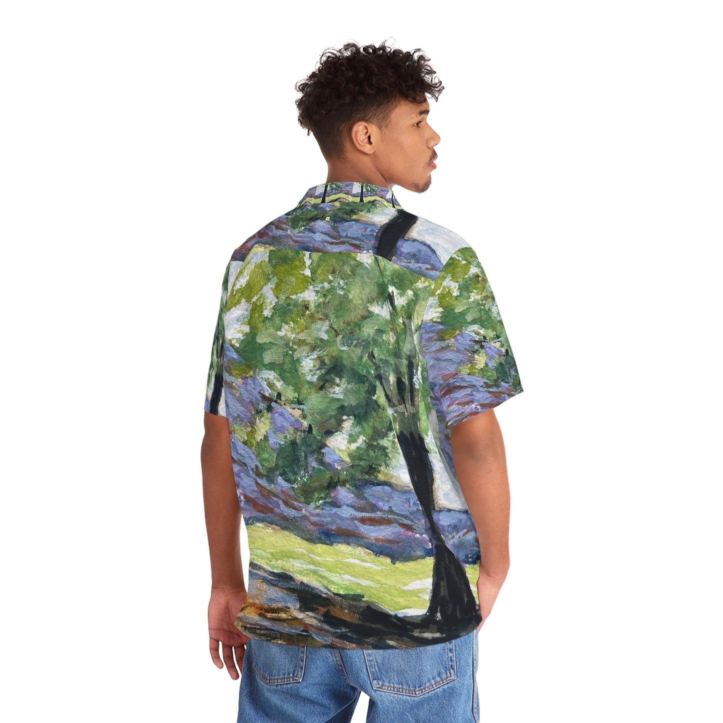 Cottonwood Tree Men's Hawaiian Shirt