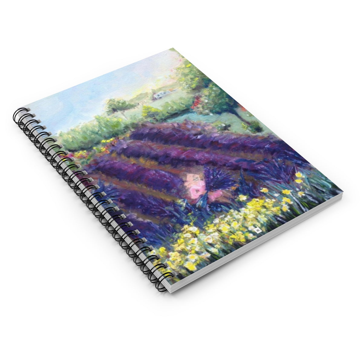 Provence Lavender Spiral Notebook