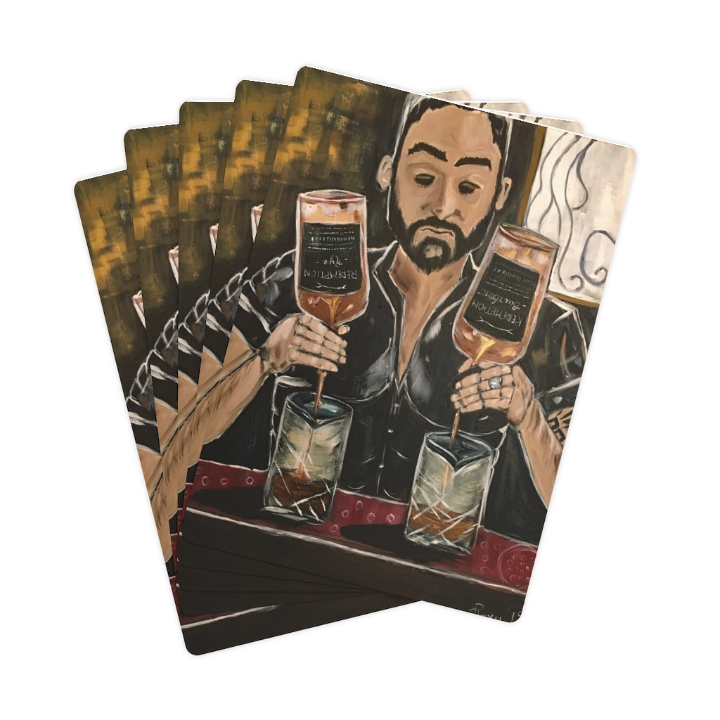 He's Crafty (Bartender) Poker Cards/Playing Cards