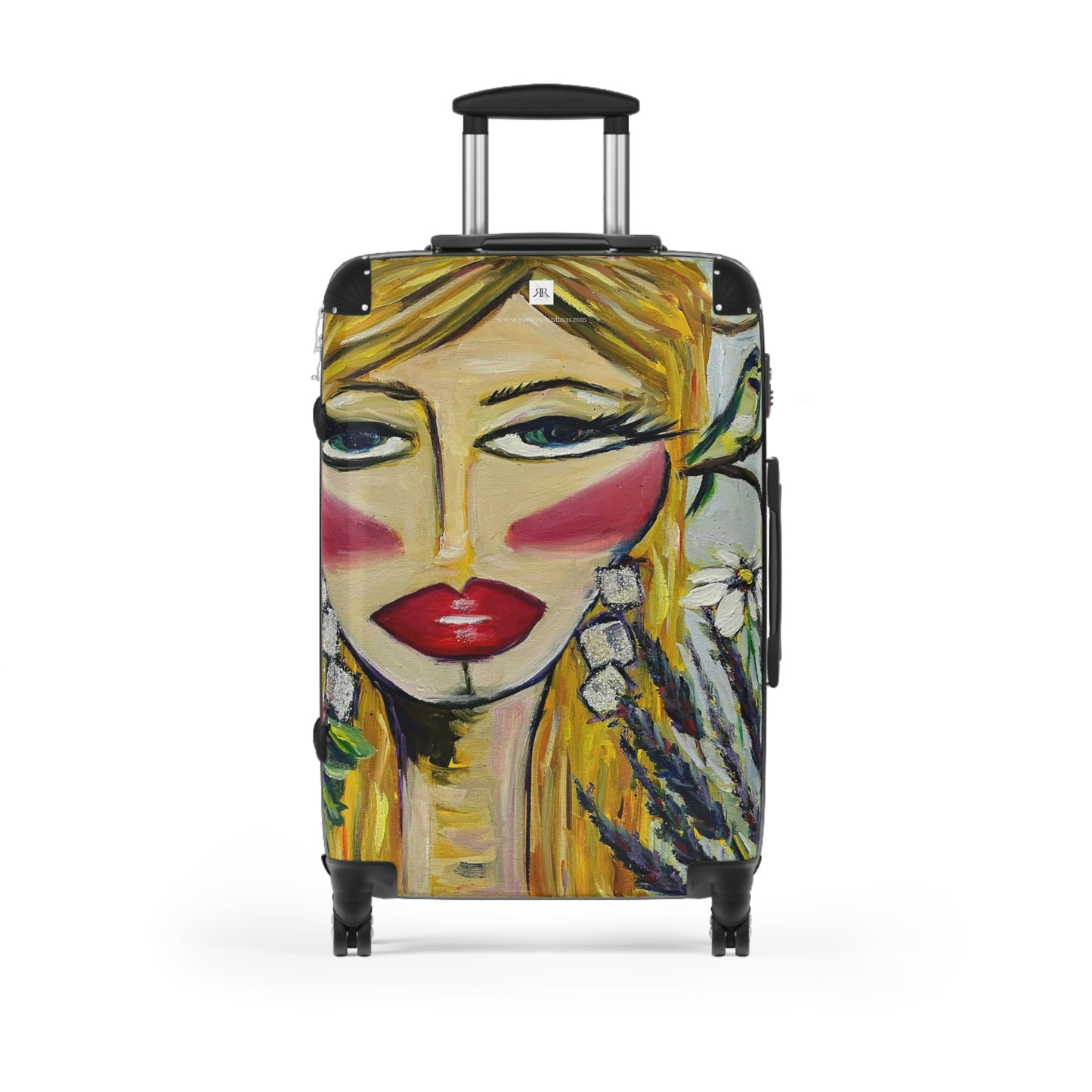 Hummingbird Lady Carry on Suitcase