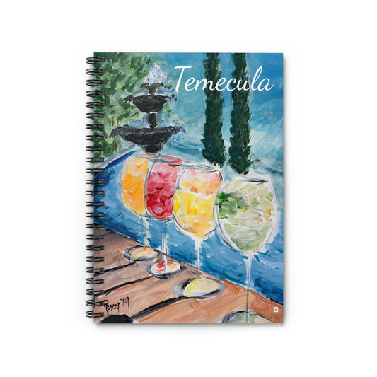 Cócteles de vino "Temecula" Cuaderno de espiral