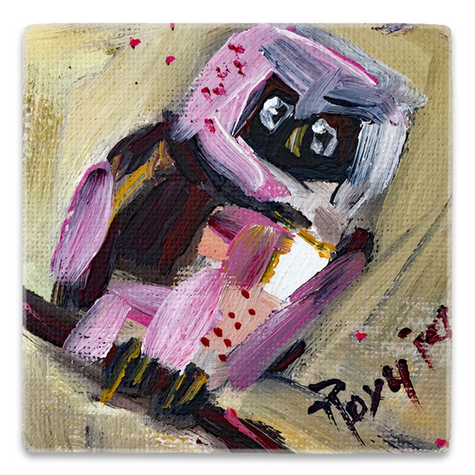 Adorable Owl  #2 Square Magnet
