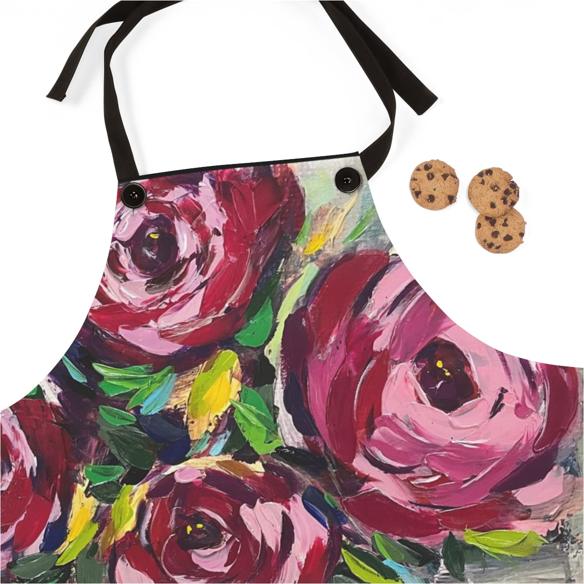 Shabby Pink Roses Apron