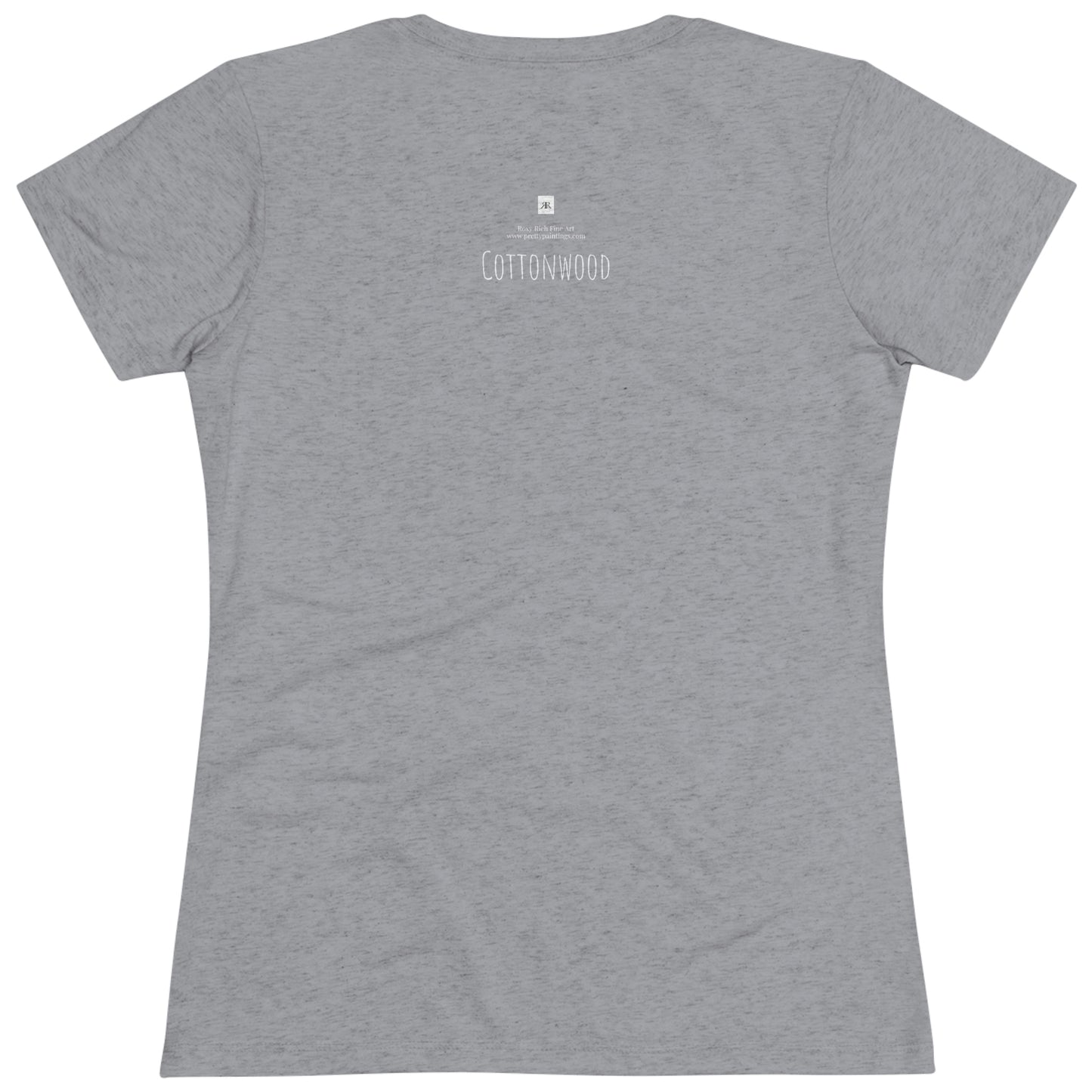 Cottonwood Camiseta ajustada Triblend Tee para mujer