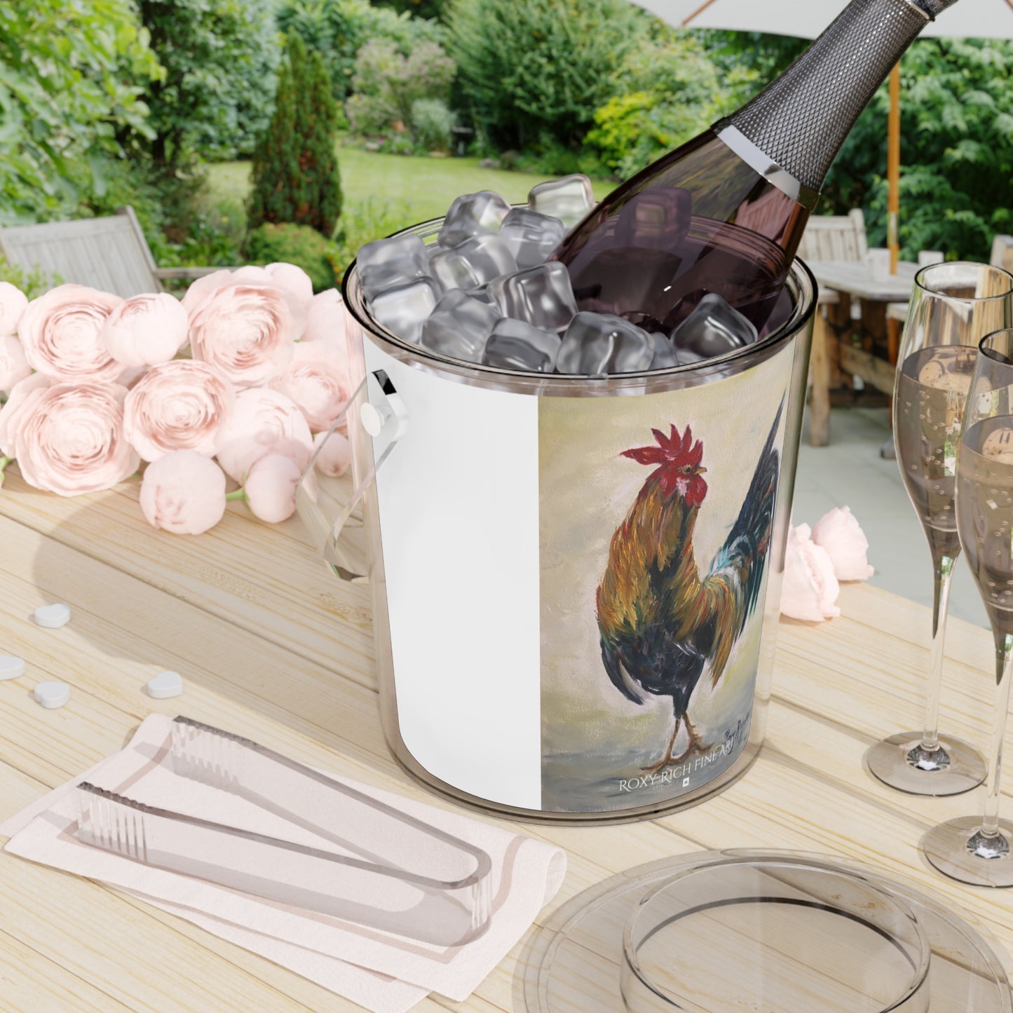 Who you calling Chicken? Rooster Ice Bucket