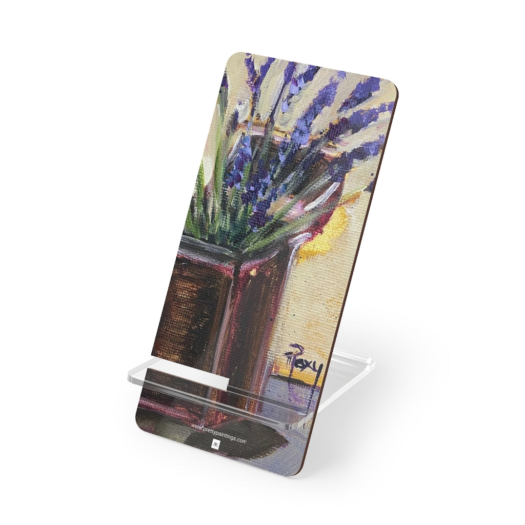 Lavender Flowers Phone Stand