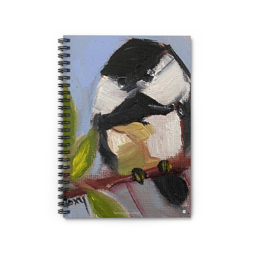 Adorable Chickadee Spiral Notebook
