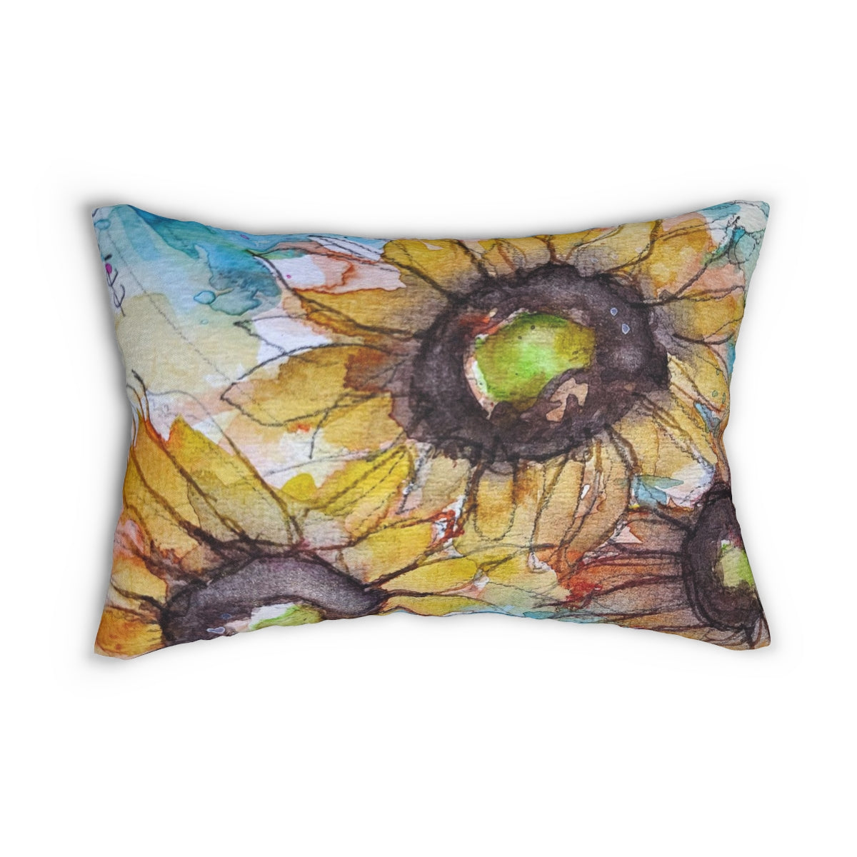 Sunflowers Lumbar Pillow