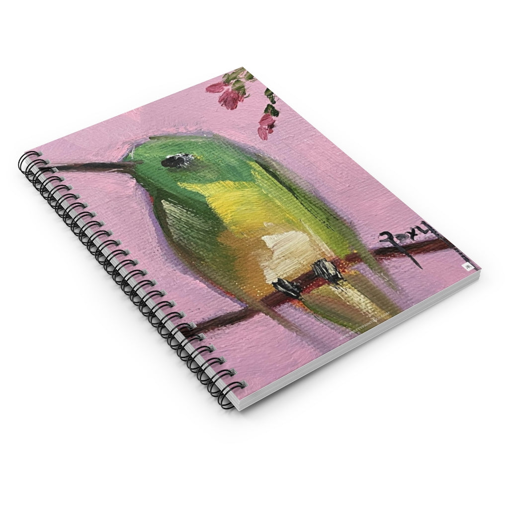 Adorable Hummingbird Spiral Notebook