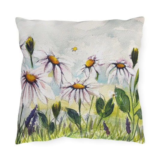 Daisy Meadow Outdoor Pillows