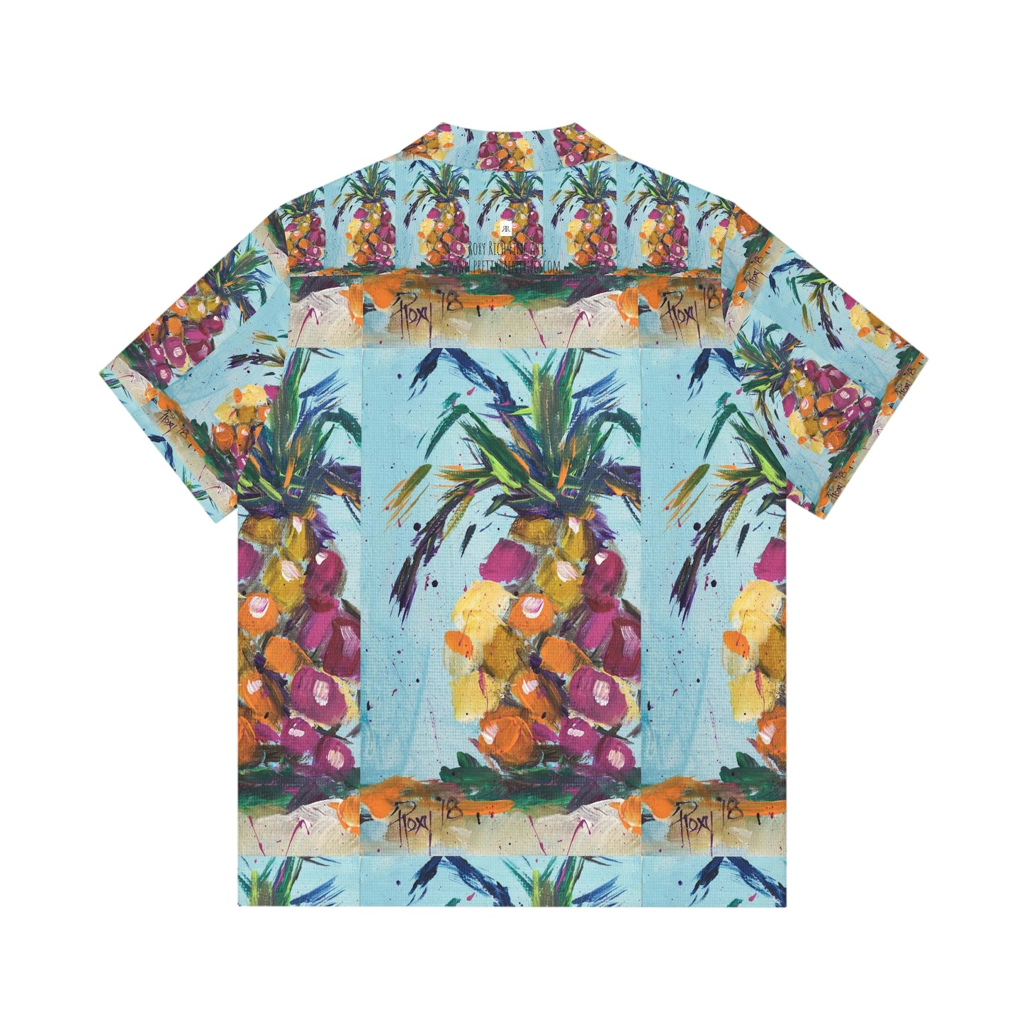 Pink Pineapple Men's Hawaiian Shirt