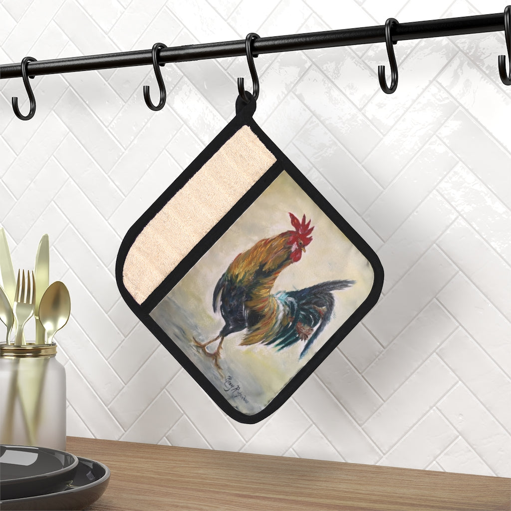 Who you Calling Chicken? Rooster Pot Holder