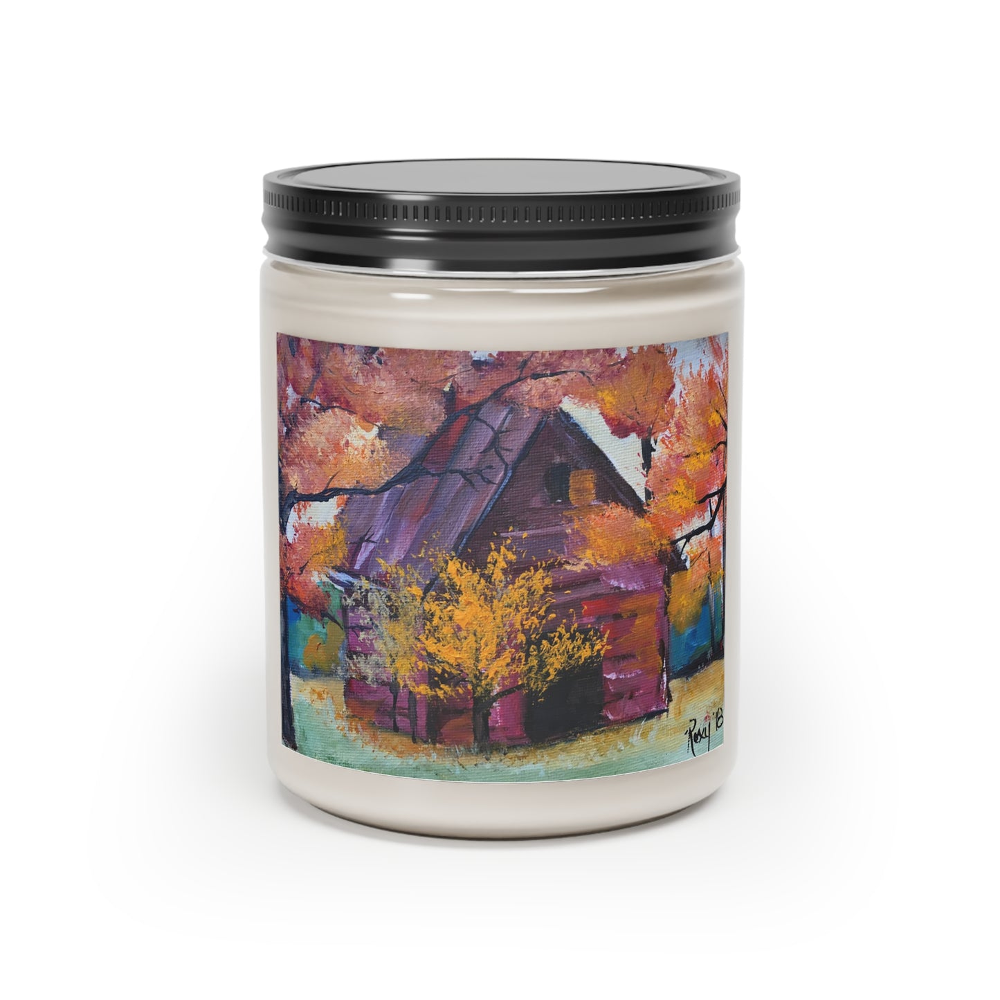 Country Red Barn Candle