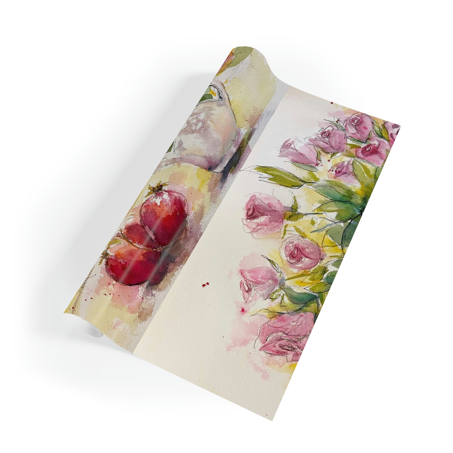 Roses and Pomegranates Gift Wrapping Paper  1pc
