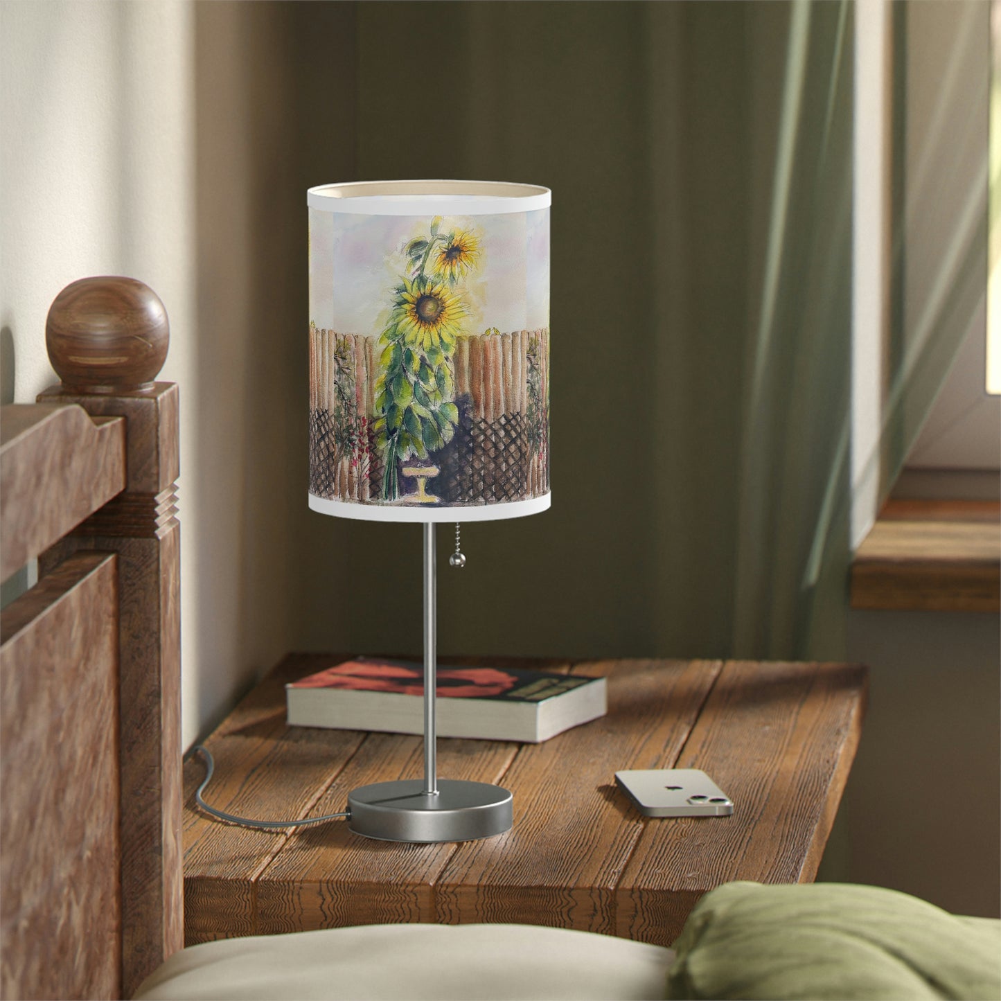 Mammoth Sunflowers Lamp on a Stand, US|CA plug