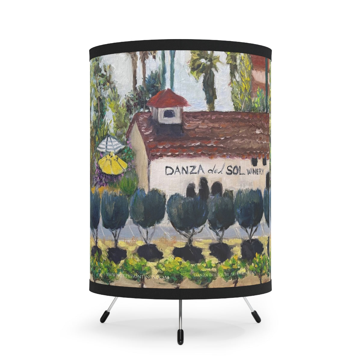 Danza del Sol Winery  Tripod Lamp