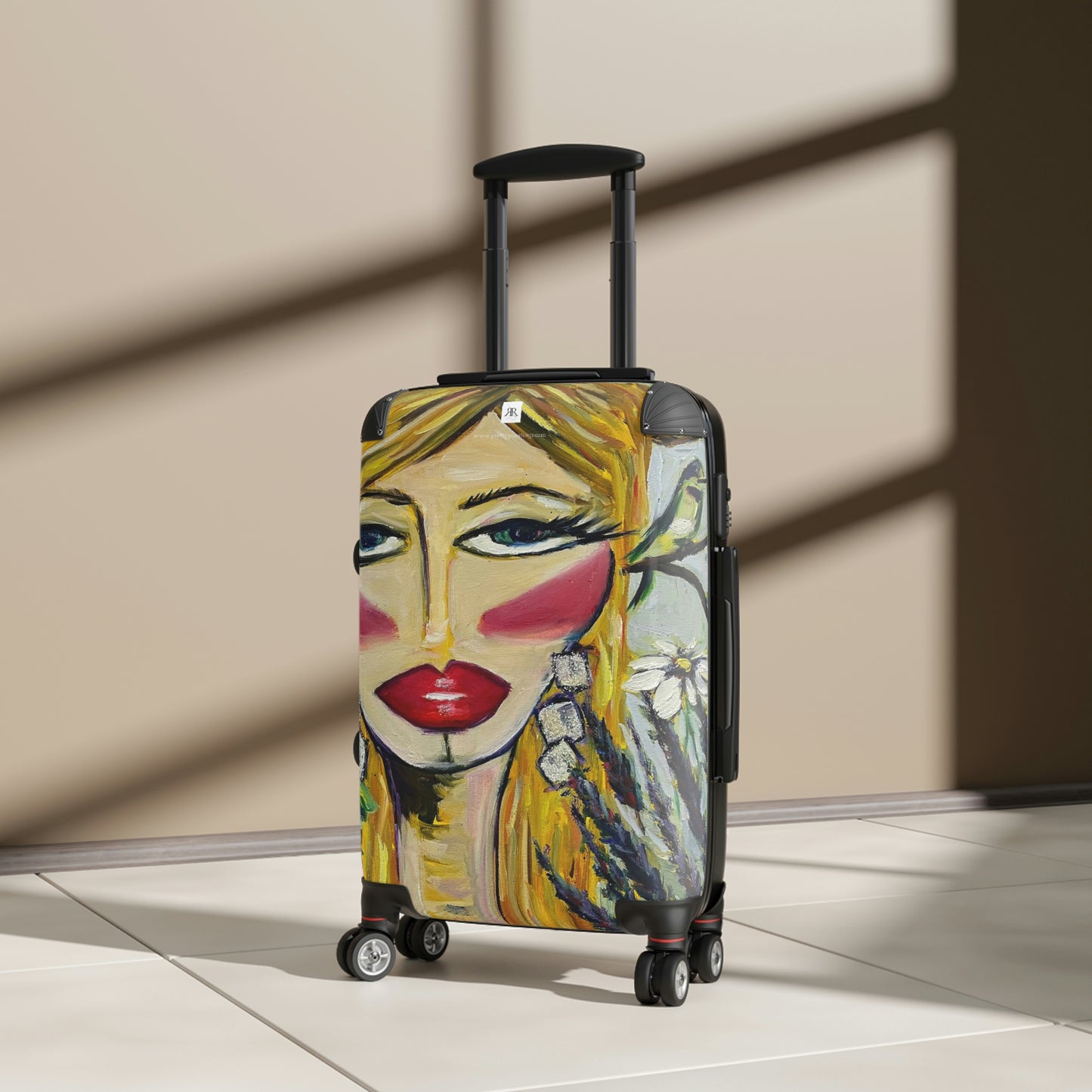 Hummingbird Lady Carry on Suitcase