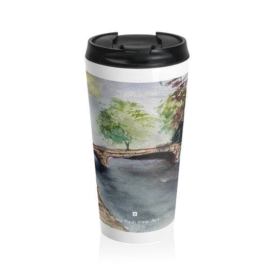 Bourton on the Water Cotswolds Stainless Steel Travel Mug