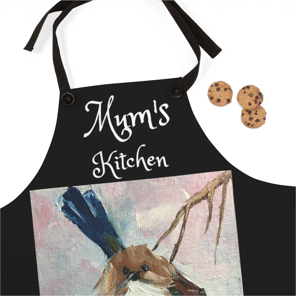 Mums Kitchen Apron  funny grumpy Aussie Fairy Wren