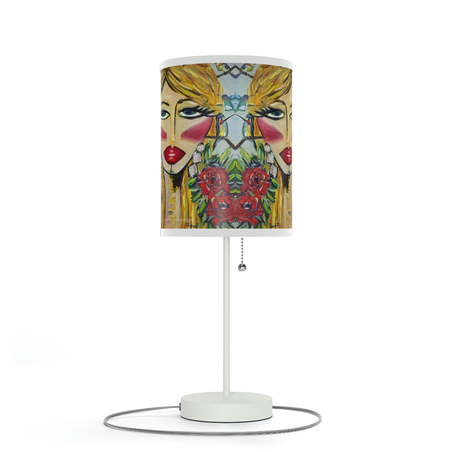 Lámpara Hummingbird Lady con soporte, enchufe EE. UU.|CA