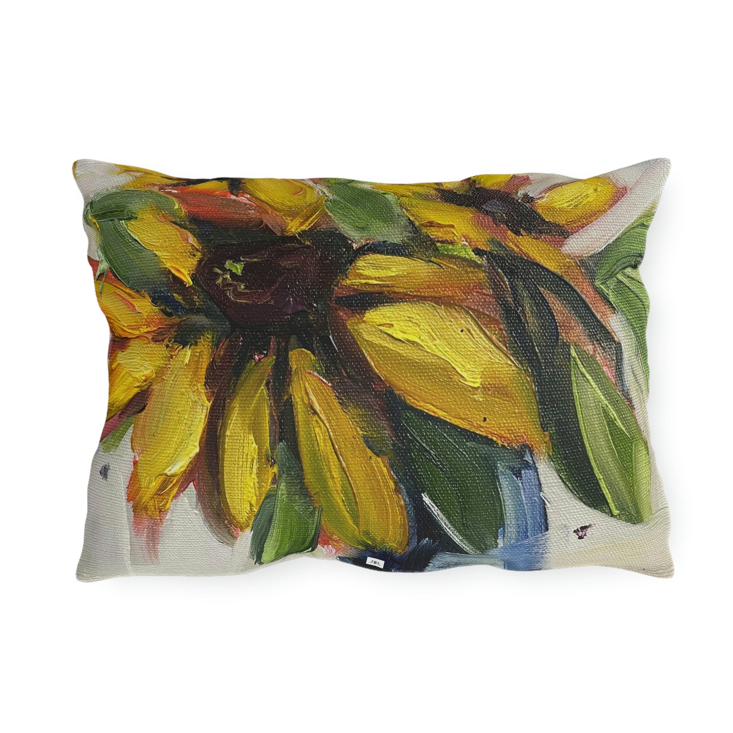 Fluffy Sunflowers Outdoor Pillows