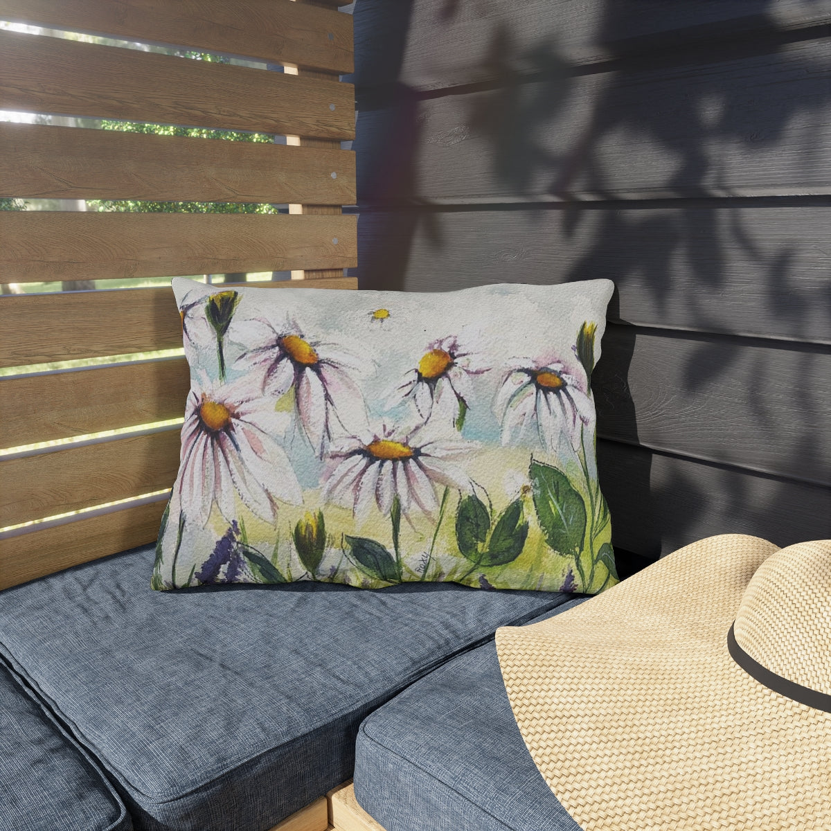 Daisy Meadow Outdoor Pillows