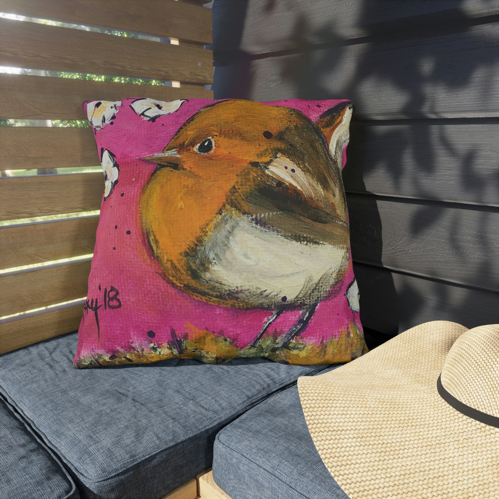 Whimsical shop outdoor pillows