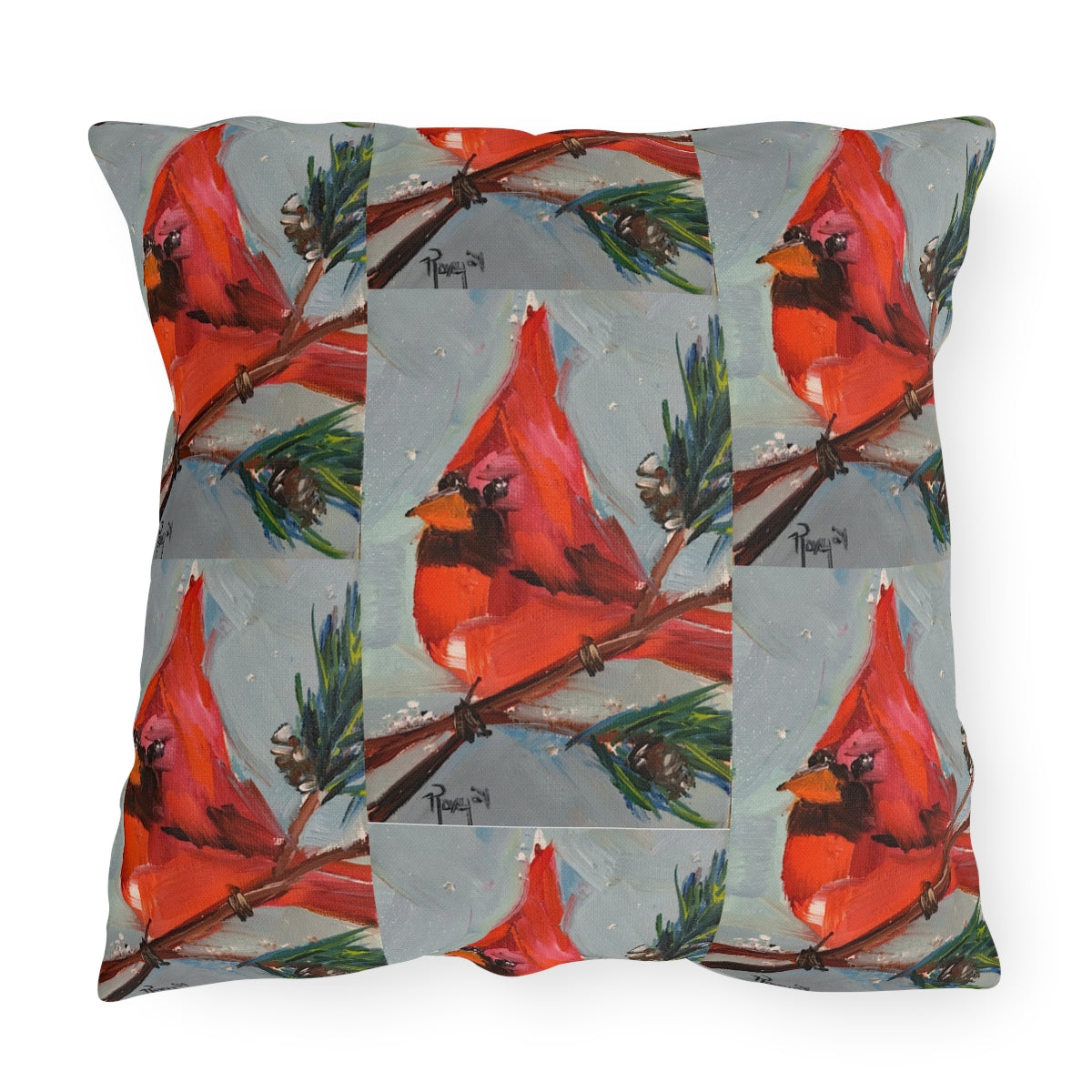 Almohadas de exterior Cardinal Bird
