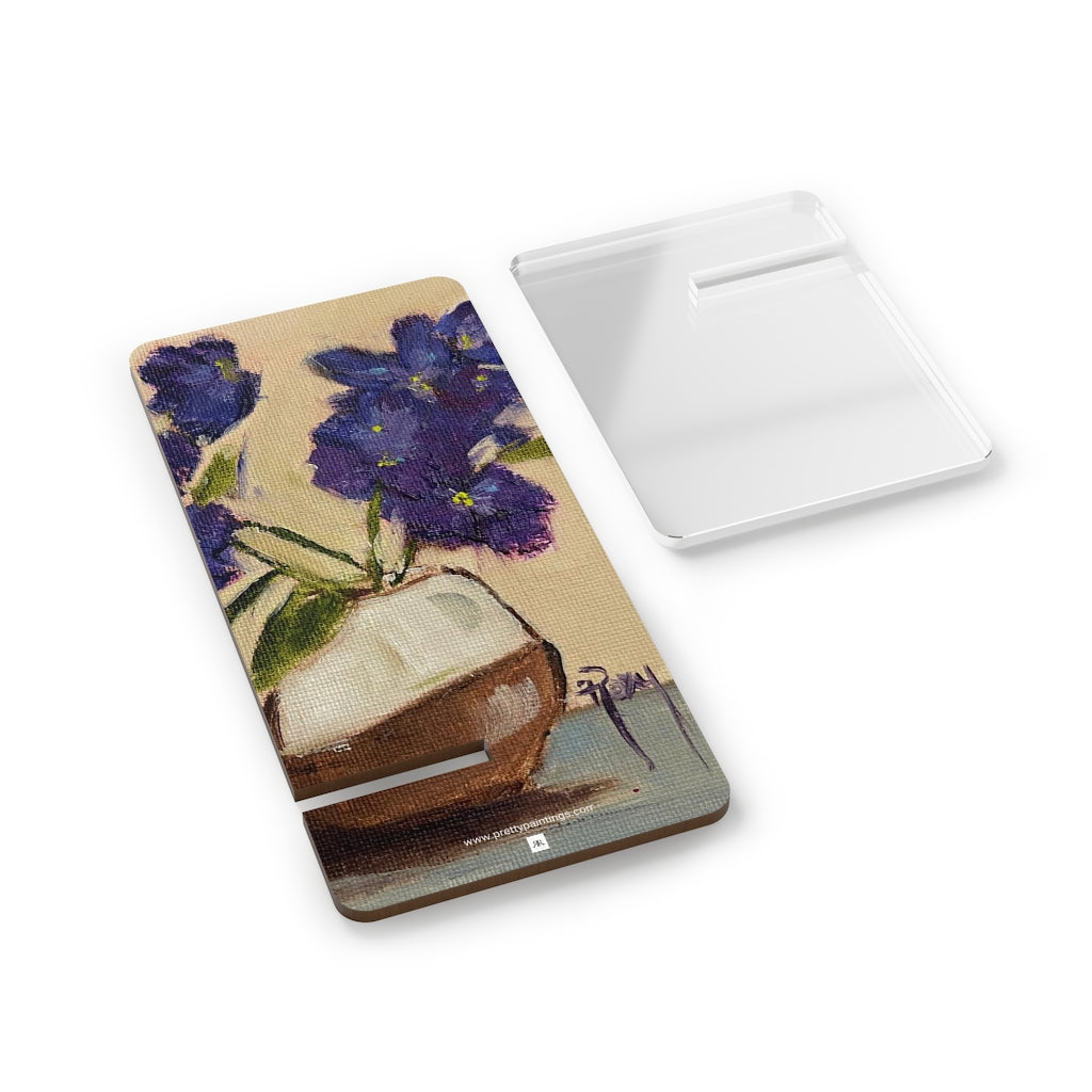 Purple Hydrangeas Phone Stand