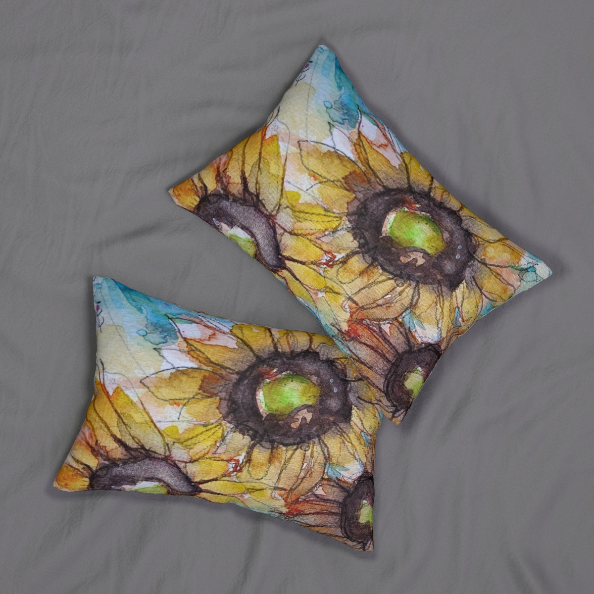 Sunflowers Lumbar Pillow