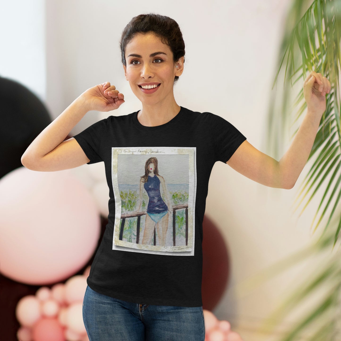 Nos vemos en la playa- Camiseta Triblend Tee ajustada para mujer