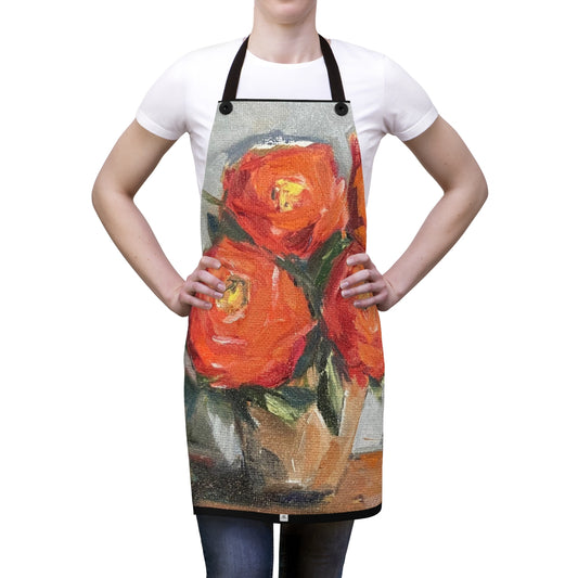 Orange Roses Apron